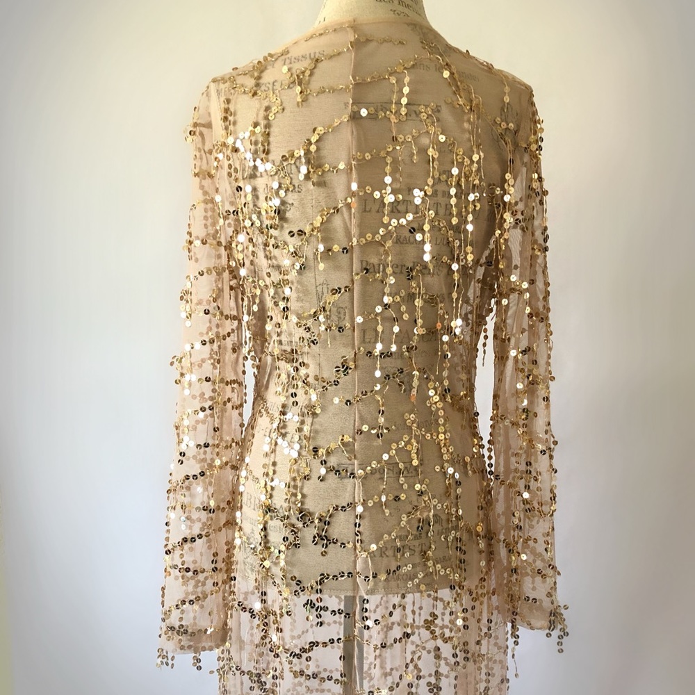 • FIRM PRICE • Long Gorgeous Sequins Dress - Picture 5 of 8